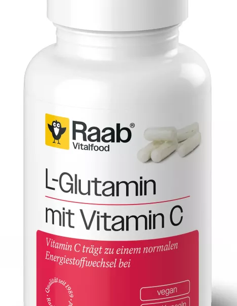 L-Glutamine cu vitamina C 480mg 100 capsule 48g Raab