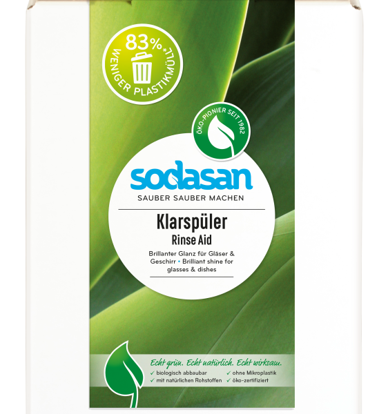 Solutie de clatire pentru masina de spalat vase ecologica 5l Sodasan