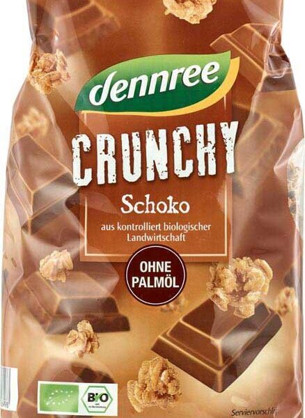 Cereale crunchy cu ciocolata bio 750g Dennree
