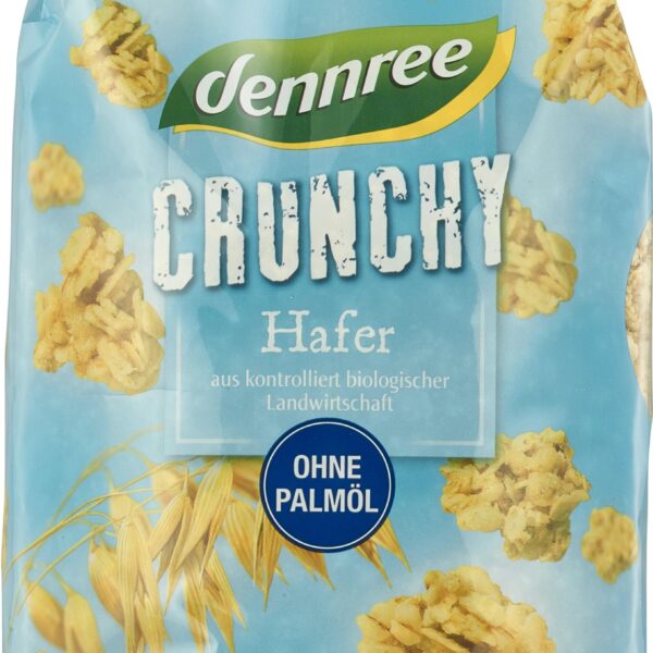 Cereale crunchy cu ovaz bio 750g Dennree