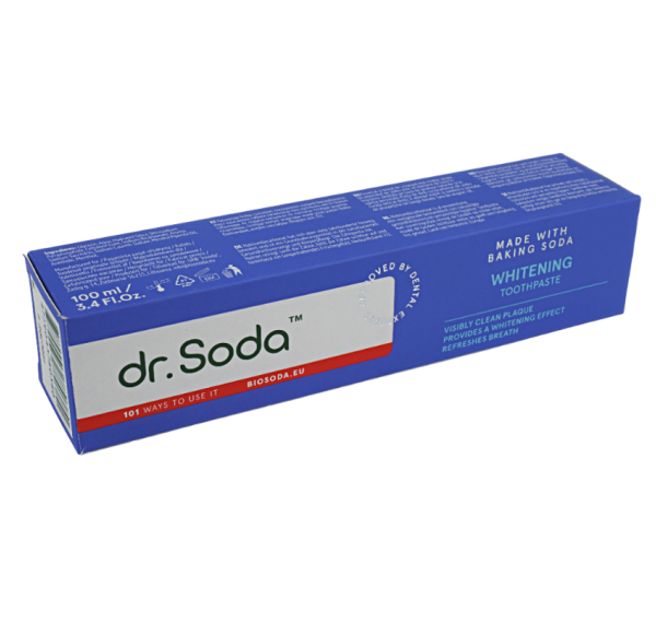 Pasta de dinti pentru albire cu bicarbonat de sodiu 100ml Dr. Soda