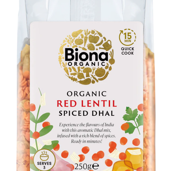 Dhal cu linte rosie si condimente bio 250g Biona