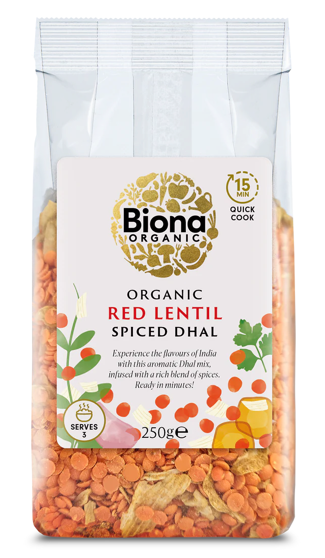 Dhal cu linte rosie si condimente bio 250g Biona