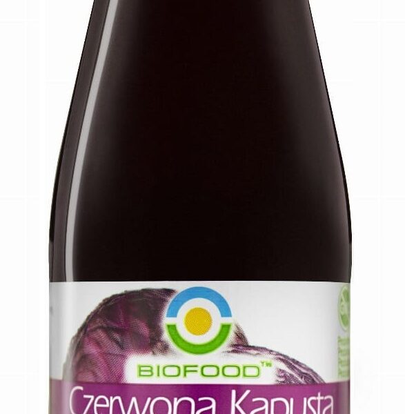 Suc de varza rosie lactofermentata bio 300ml Biofood