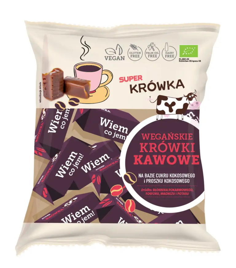 Caramele - aroma cafea bio 150g Super Fudgio