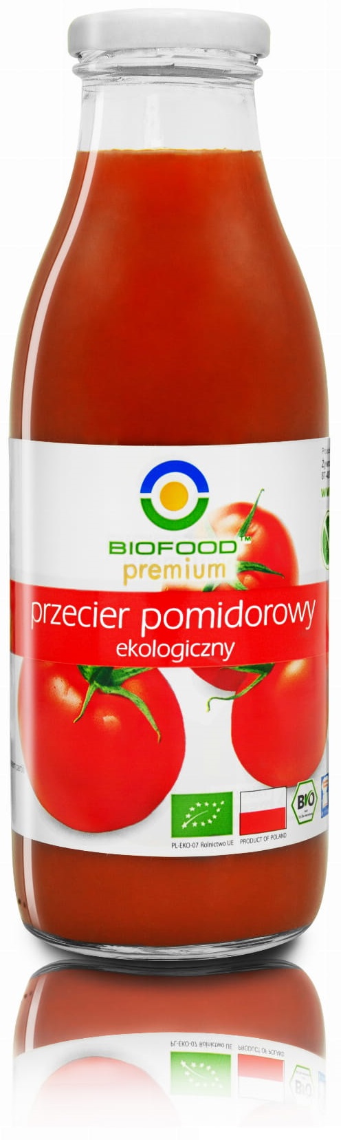 Piure de rosii bio 500ml Biofood