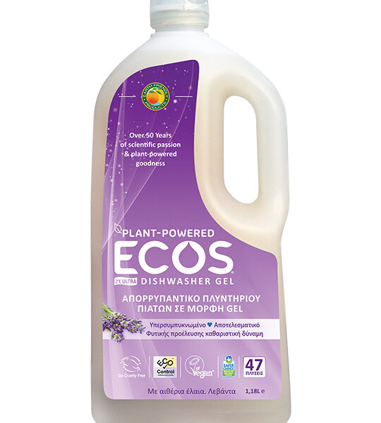 Gel pentru masina de spalat vase cu lavanda 1.18L Ecos