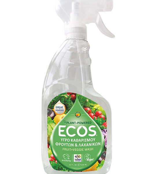 Solutie pentru spalarea fructelor si legumelor 650ml Ecos