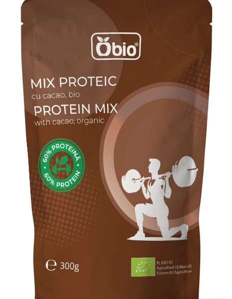 Mix proteic cu cacao bio 300g Obio